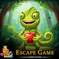 Free online html5 games - Bright Chameleon Rescue Game game 