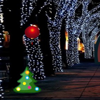 Free online html5 games - New Year Night Park Escape game - WowEscape 