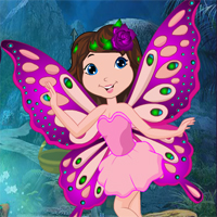 Free online html5 games - Butterfly Angel Escape game 