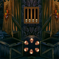 Free online html5 games - 8bGames Halloween Pale Witch Escape game 