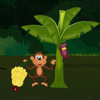 Free online html5 games - BEG Help The Hungry Monkey game 