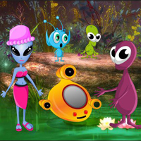 Free online html5 games - Escape Of Extraterrestrial Girl Escape game - WowEscape 