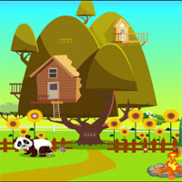 Free online html5 games - Cute Panda Rescue game 