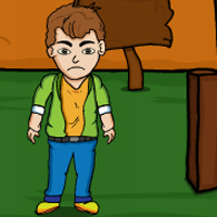 Free online html5 games - Cute Man Hungry Escape game 