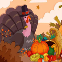 Free online html5 games - Thanksgiving Cornucopia Food Escape game 