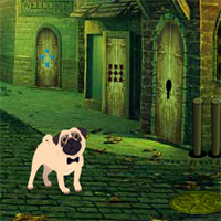 Free online html5 games - 8b Dog Street Escape  game 