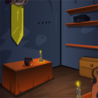 Free online html5 games - Genie Cursed King Escape game 