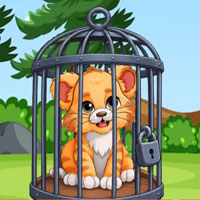 Free online html5 games - G2M Tiger Cub Cage Escape game 