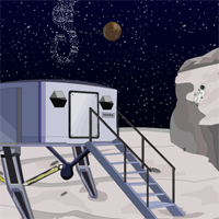 Free online html5 games - Escape From The Moon game 