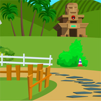 Free online html5 games - Petty Monkey Rescue game 