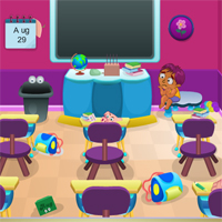 Free online html5 games - Modern Classroom Escape game 