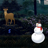 Free online html5 games - 8BGames Santa Park Escape game 