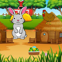 Free online html5 escape games - Lead Bunny To Carrot Farm