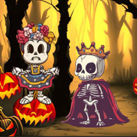 Free online html5 games - Help The Skeleton Family  game 