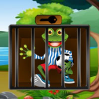 Free online html5 games - G2M Green Frog Escape game 