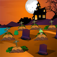 Free online html5 games - Graveyard Treasure Rescue game 