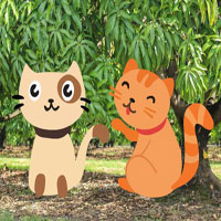 Free online html5 games - Pair of Cat Escape HTML5 game 