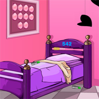 Free online html5 games - Girls Room Escape 4 DressUp2Girls game 