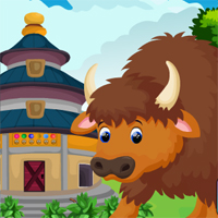 Free online html5 games - G4K Cute Bison Rescue  game 