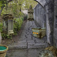 Free online html5 games - FEG Ruined Mountain House Escape game - WowEscape 
