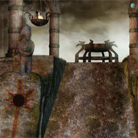 Free online html5 games - Gloomy Cemetery Escape game 