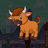 Free online html5 games - FG Cute Bull Escape game 