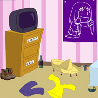 Free online html5 games - Escape From Messy Room game 