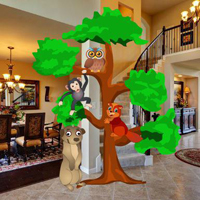 Free online html5 games - Leave The Jungle House game 