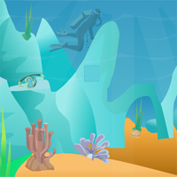 Free online html5 games - Ajaz Mermaid Escape game 