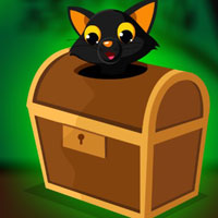 Free online html5 escape games - Rescue the Black Cat from Box
