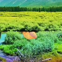 Free online html5 games - Fantasy Glacial Forest Escape game 