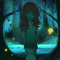 Free online html5 games - Mask Forest Escape game 