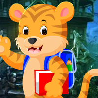 Free online html5 games - G4K Cartoon Tiger  Rescue game 