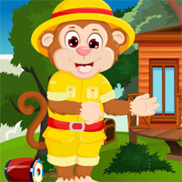 Free online html5 games - G4K Simian Monkey Rescue game 