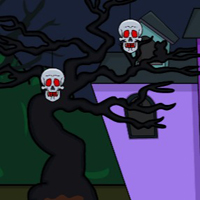 Free online html5 games - G2J Rescue The Boy From Black Magic House game 