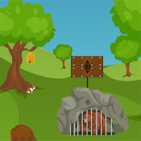 Free online html5 games - KnfGame Cave Bear Rescue game 