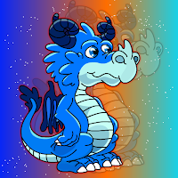 Free online html5 games - FG Cute Blue Dragon Escape game 