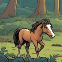 Free online html5 games - Gentle Horse Guid Rescue game 