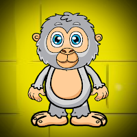 Free online html5 games - White Olive Baboon Escape game 