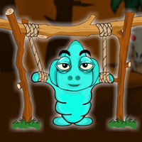 Free online html5 games - G2J Rescue the Jelly Man in Rope game 