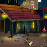 Free online html5 games - Ena The Circle Highway Motel Escape game 