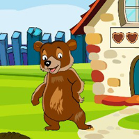 Free online html5 games - G2J Help The Bubbly Bear game 