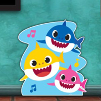 Free online html5 games - 8b Find Baby Shark game 