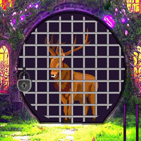Free online html5 games - Magical Garden Reindeer Escape HTML5 game 