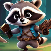 Free online html5 games - Loyal Guardian Raccoon Escape game 