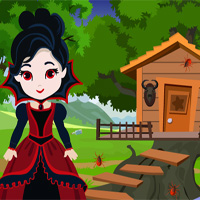 Free online html5 games - Vampire Girl Rescue Games4King game 