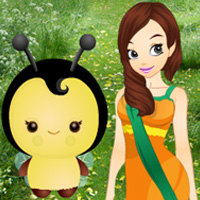 Free online html5 games - Bee to Cute Girl Transformation game 