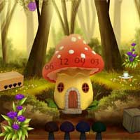 Free online html5 games - Mushroom Hut Escape 8BGames game 