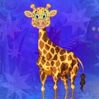Free online html5 games - G4K Peaceful Giraffe Escape game 