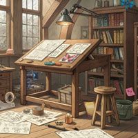 Free online html5 escape games - Sketchbook Enigma